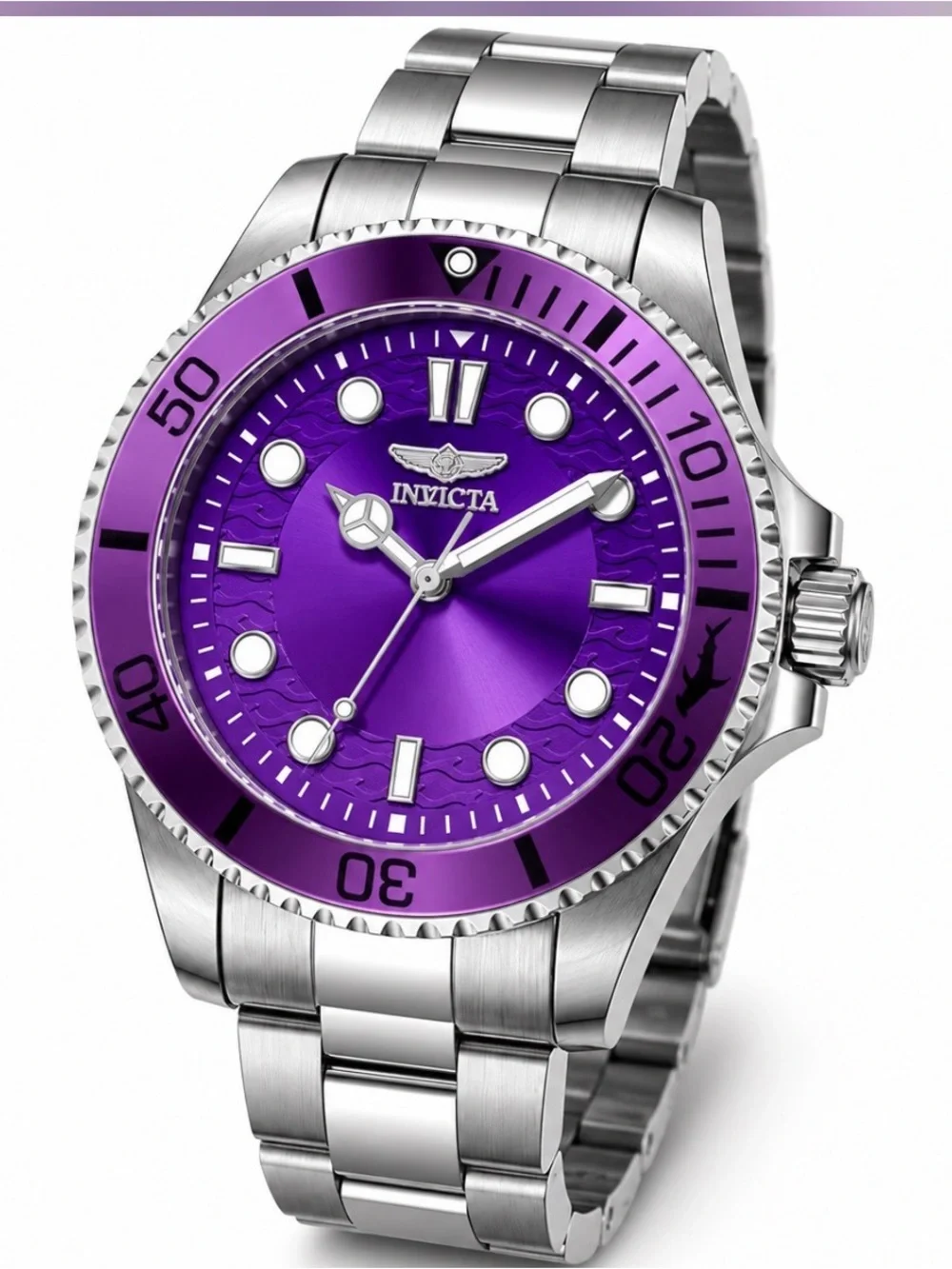 Invicta unisex Swim Watch - Purple Dial